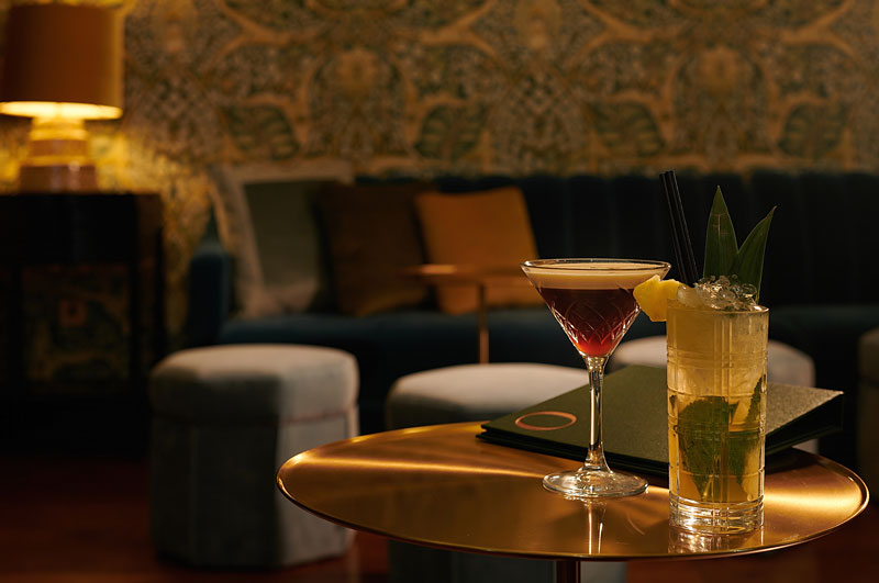 Oak cocktail lounge Guernsey.