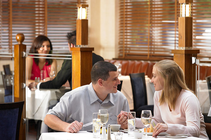 Restaurant dining options.