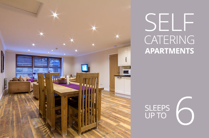 Self catering apartments sleep up to 6.