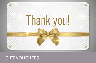 Gift vouchers.