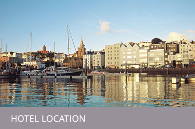 St Peter Port location.