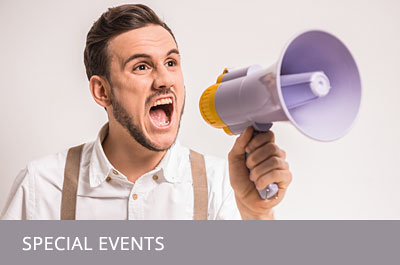 Special events.